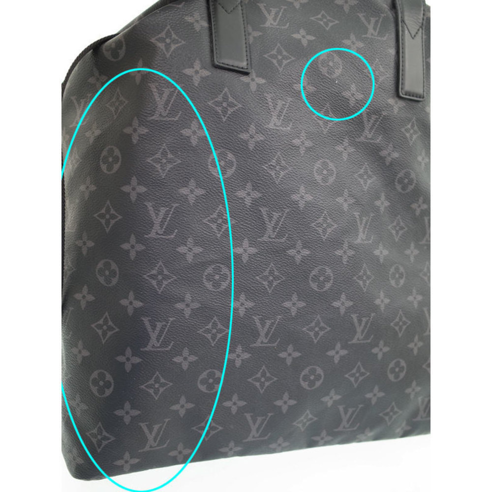 Louis Vuitton Eclipse Monogram Black Bag Cabas To… - image 7